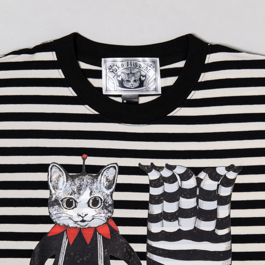 Tシャツ しましまダブルロングギュス