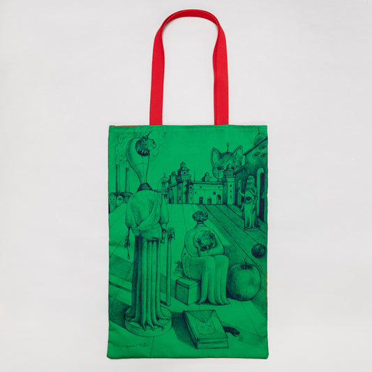 トートバッグ 形而上絵画に潜むギュスターヴたち