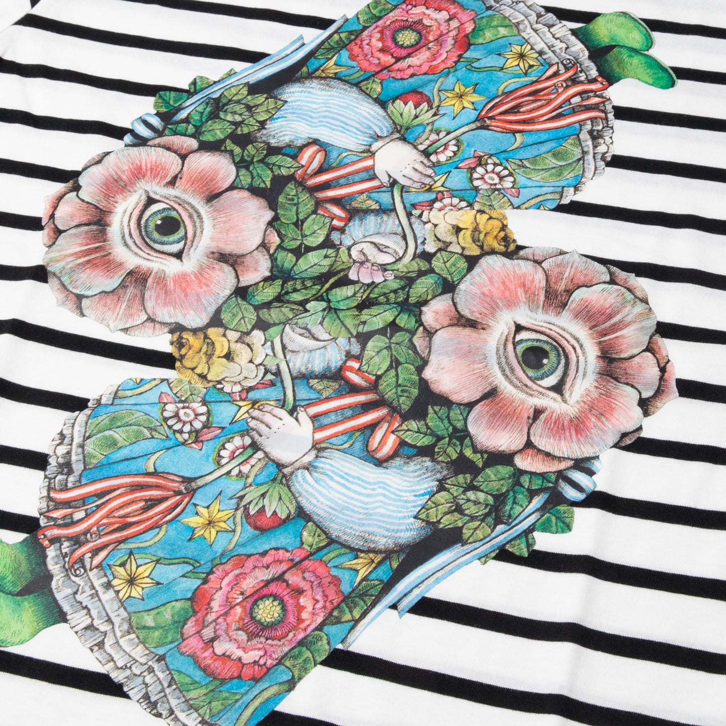 Tシャツ しましま眼花ちゃんたち