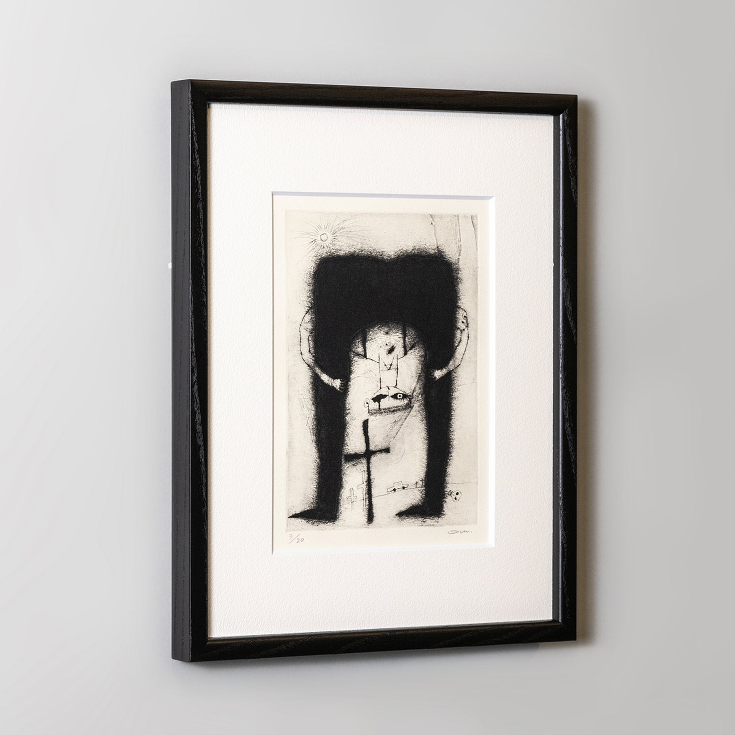 【受注】タダジュン 版画作品No.10 『お前らの墓につばを吐いてやる』装画
