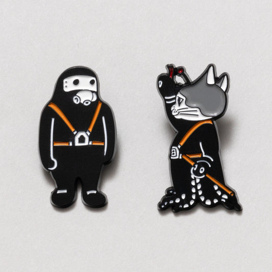 ピンズセット 1バカとギュスターヴ8号