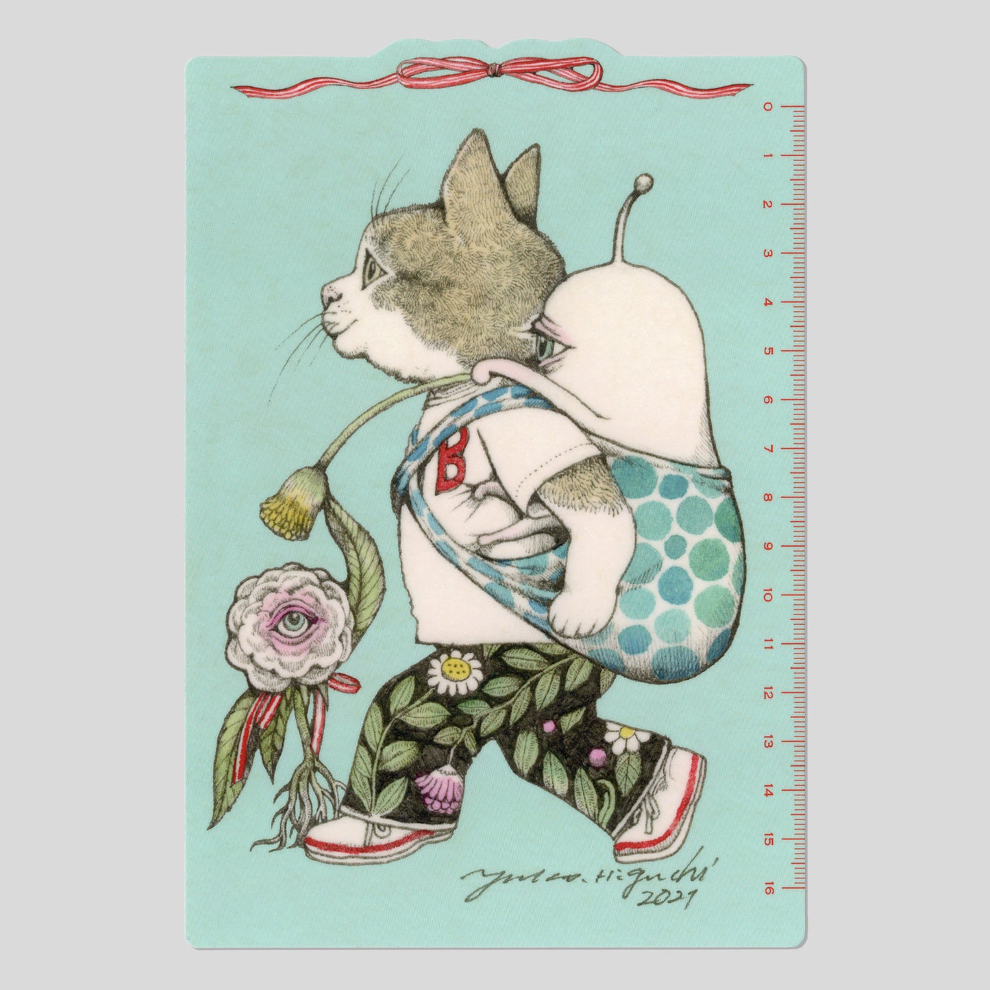 手帳用下敷き おさんぽ