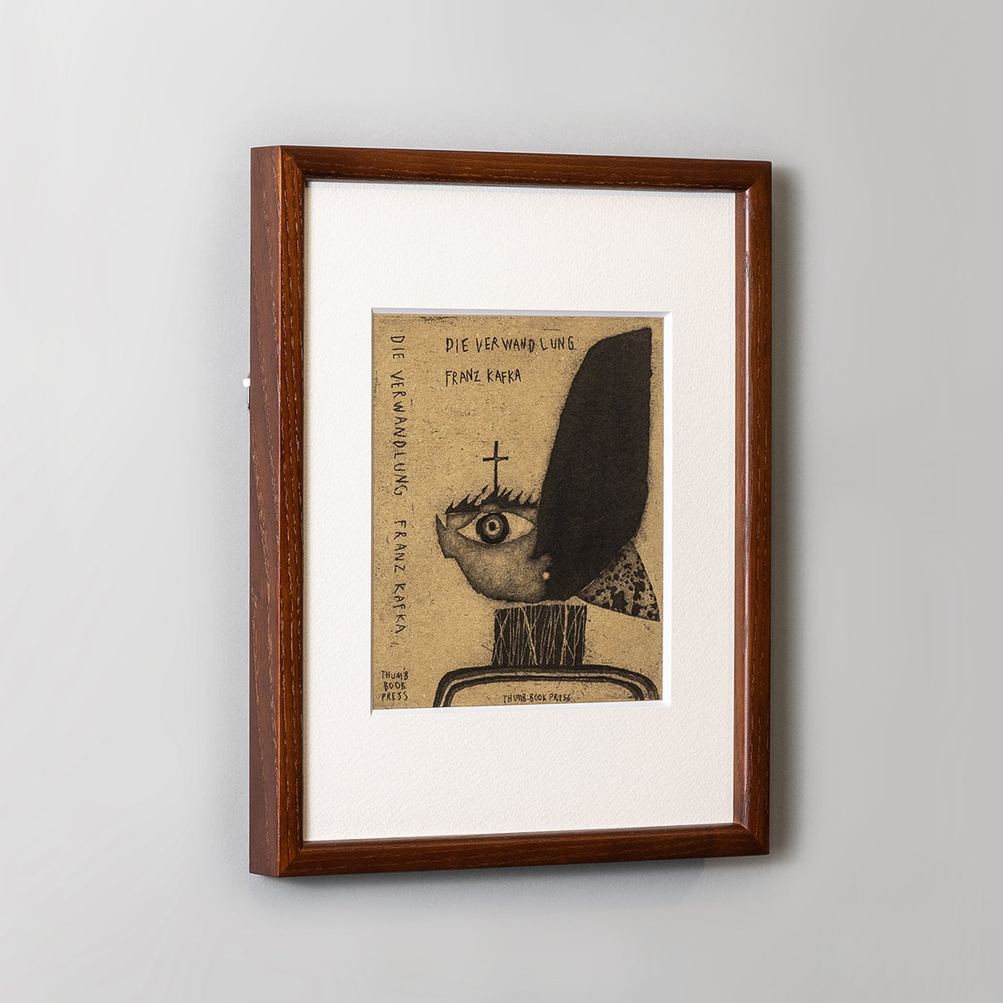【受注】タダジュン 版画作品No.22 THUMB BOOK PRESS 『変身』フランツ・カフカ