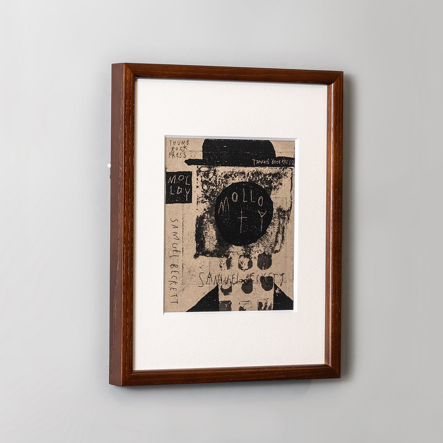 【受注】タダジュン 版画作品No.23 THUMB BOOK PRESS 『モロイ』サミュエル・ベケット