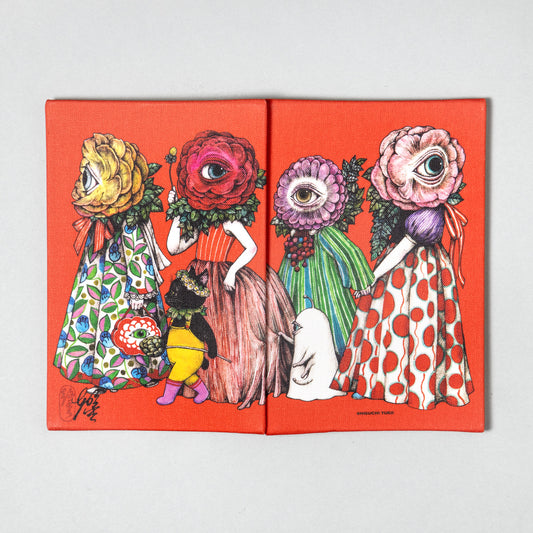 御朱印帳 眼花たちとくろいねこ