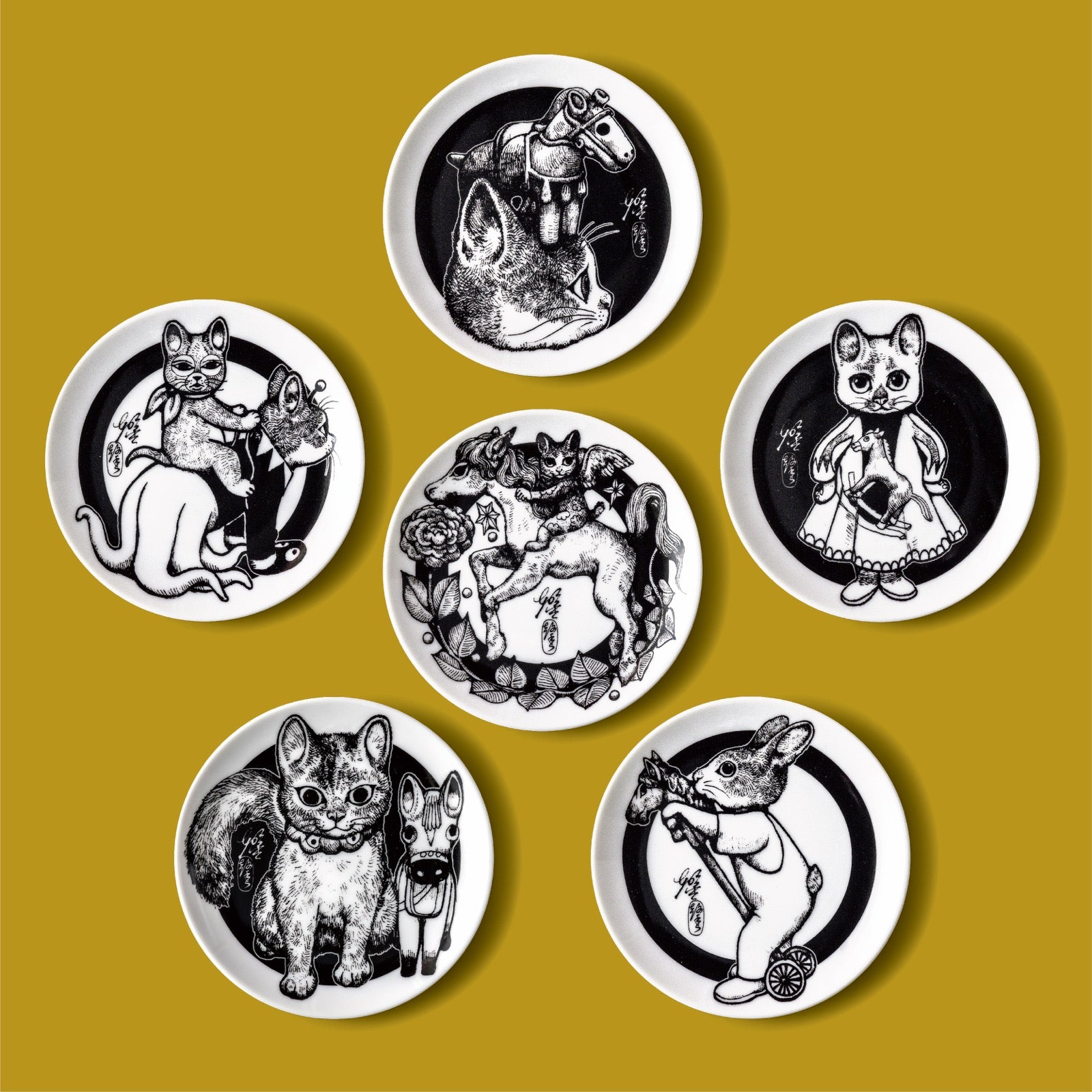 2026お正月午皿6種セット – ボリス雑貨店