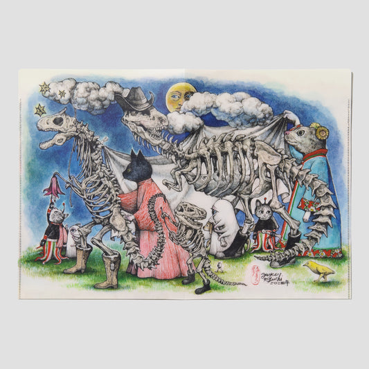 A4 Clear File Yoru no Osampo