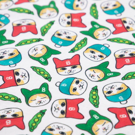 てぬぐい ボリス豆しぼり