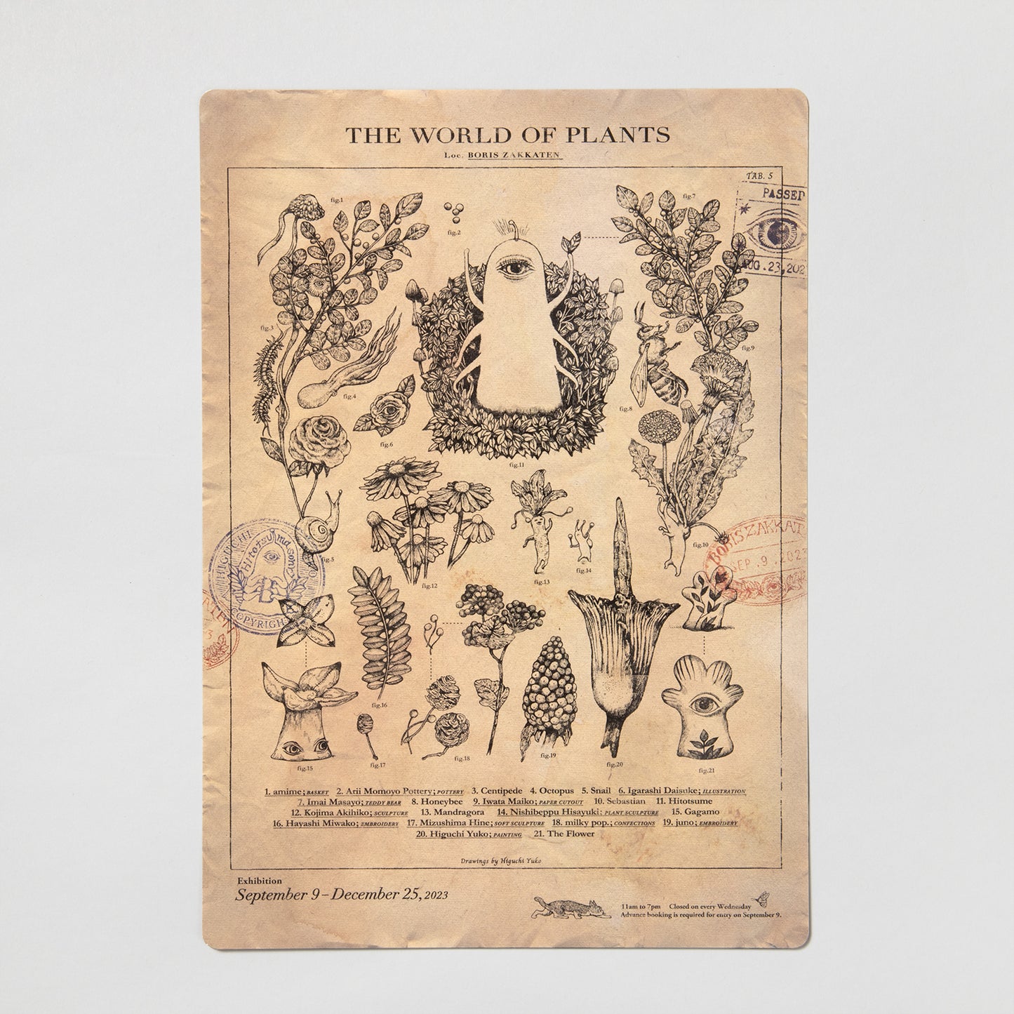 下敷き The World of Plants