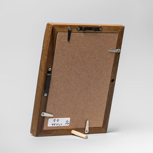 【受注】タダジュン 版画作品No.33 クロ