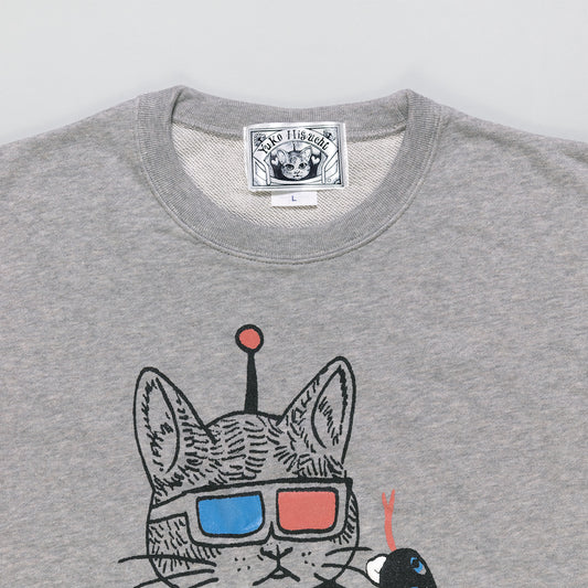 トレーナー 3Dメガネで鑑賞中