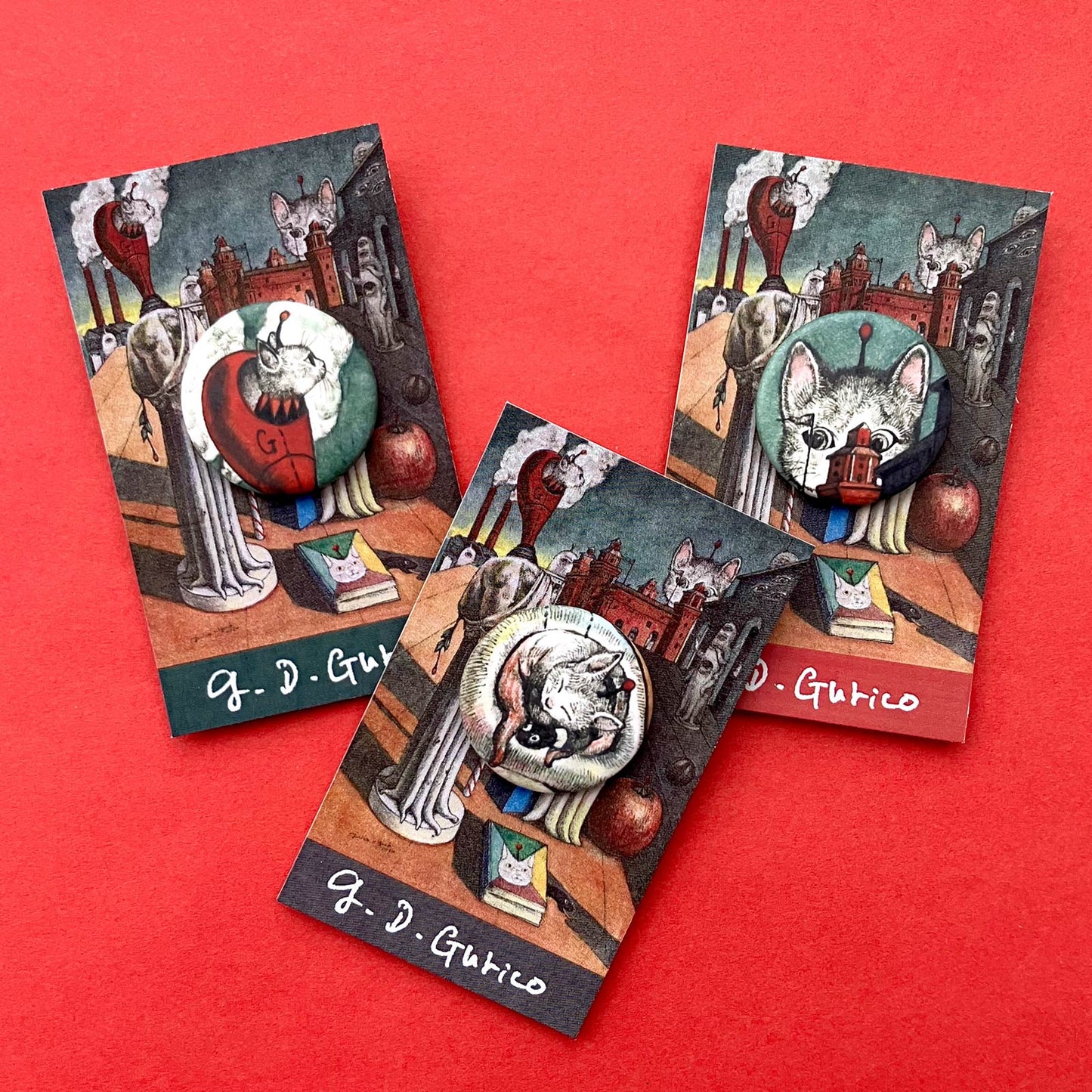 ギュリコ缶バッジ 3個セット