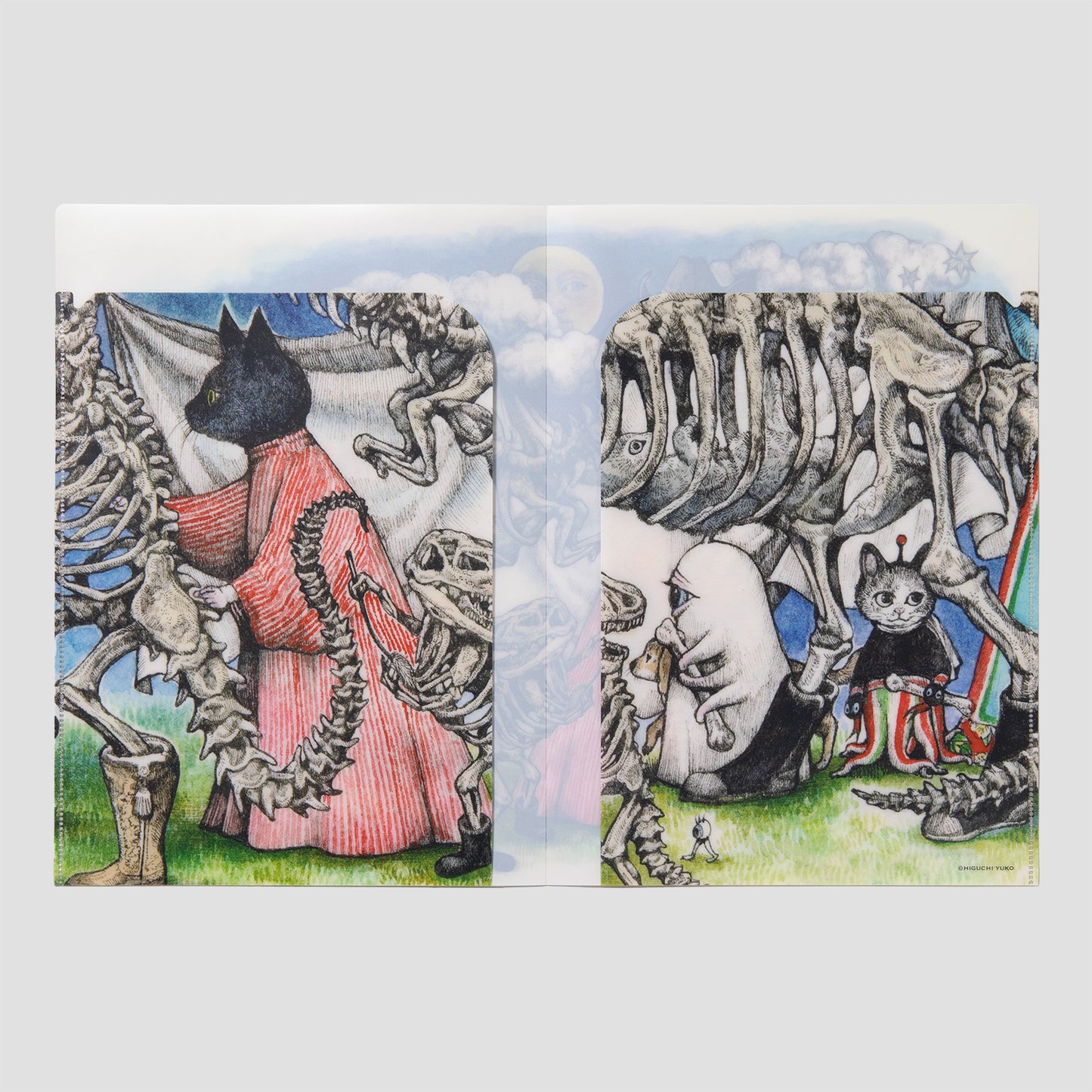 A4 Clear File Yoru no Osampo