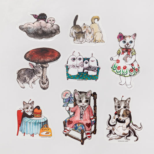 ステッカー いただきます