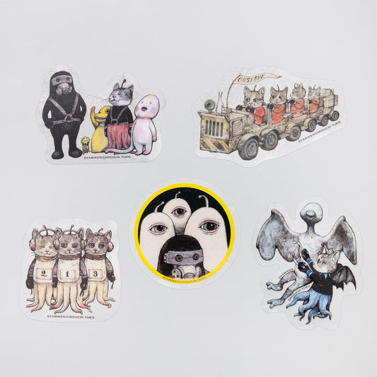 ステッカー 3ひとつめと1バカ