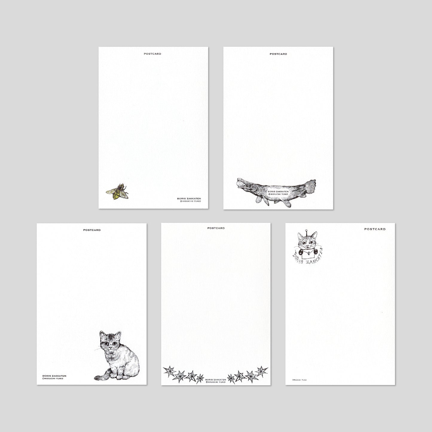 Set of 10 postcards (A)