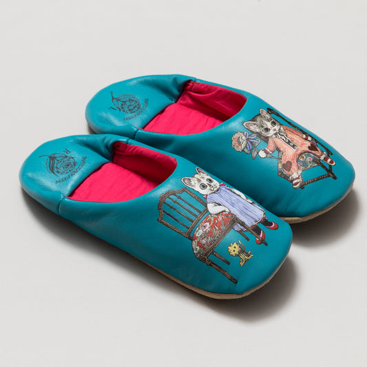 ルームシューズ Antique Chairs