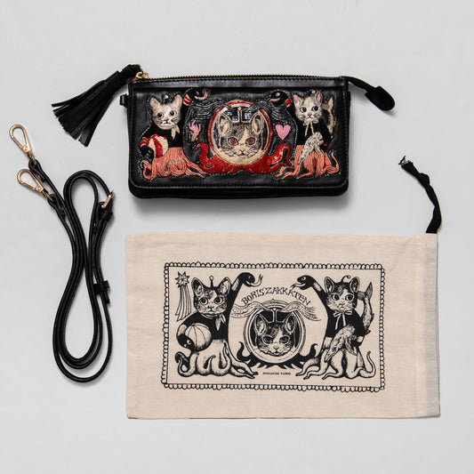 お財布バッグ GUSTAVE(BK)