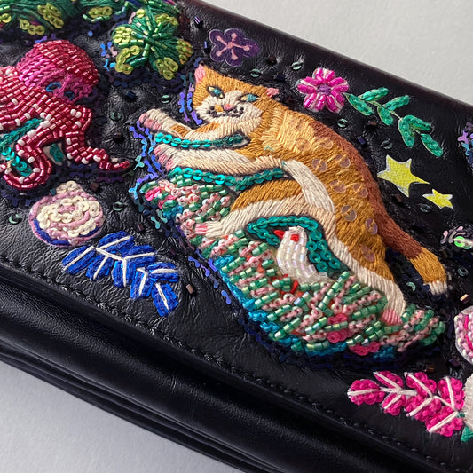 お財布バッグ 草原を逃げるボリス(BK)