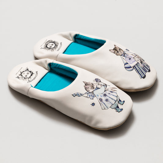 ルームシューズ BLUE BO&GRICO