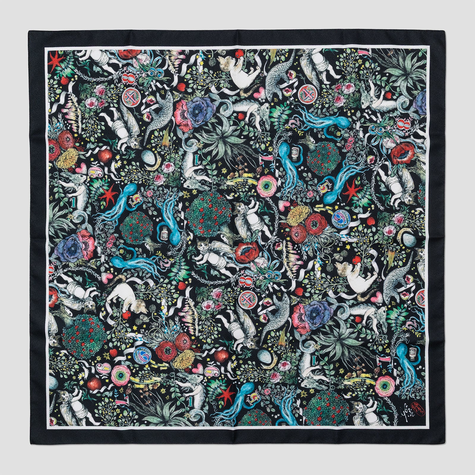 ヒグチユウコ 風呂敷 ポストカードつき検索バンダナ スカーフ ハンカチ