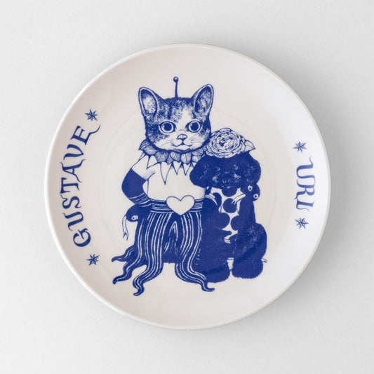 台湾展 絵皿C(GUSTAVE&URI)