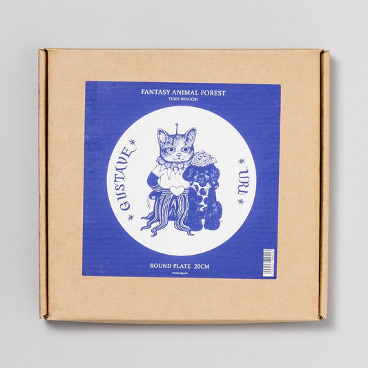 台湾展 絵皿C(GUSTAVE&URI)