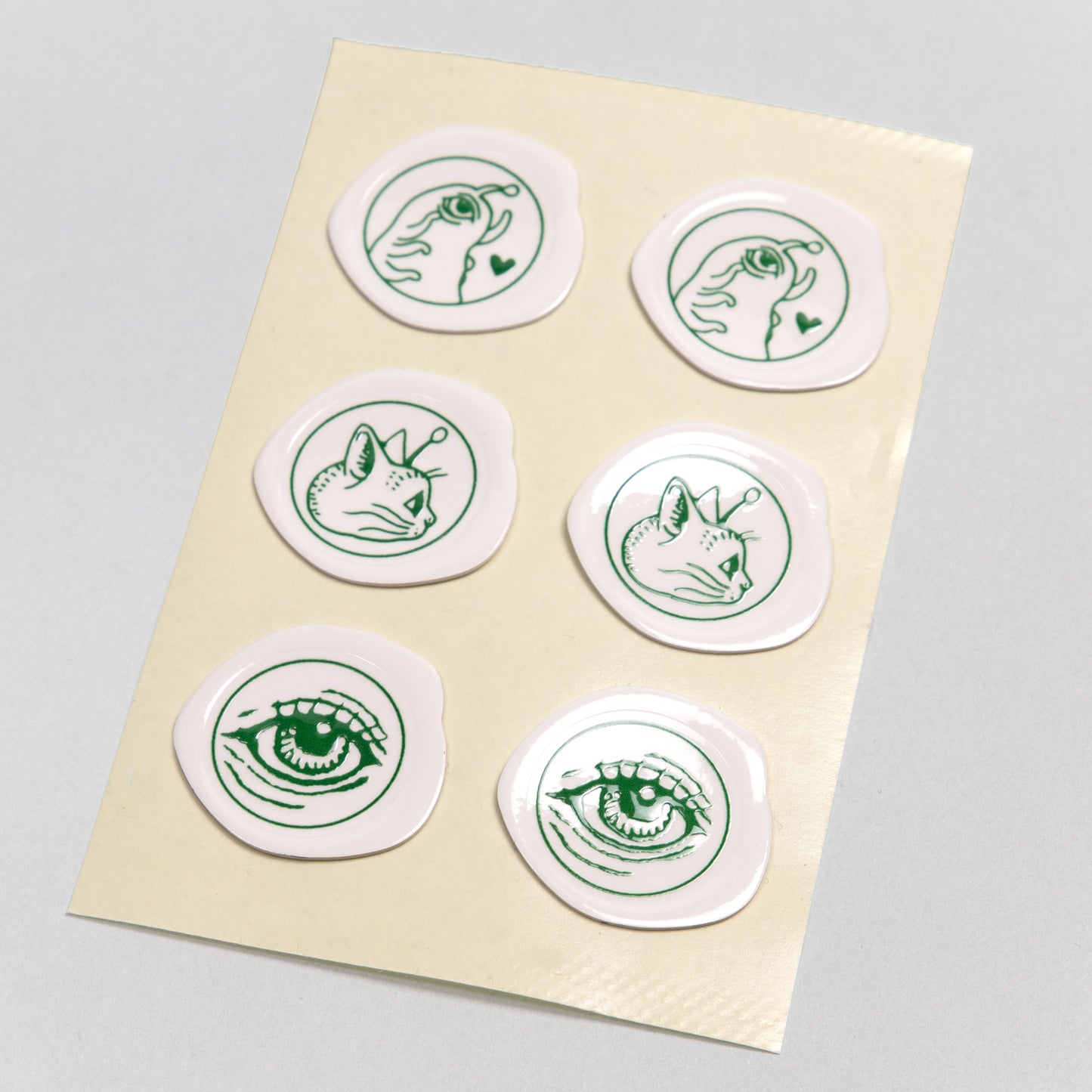 Letter set GREEN
