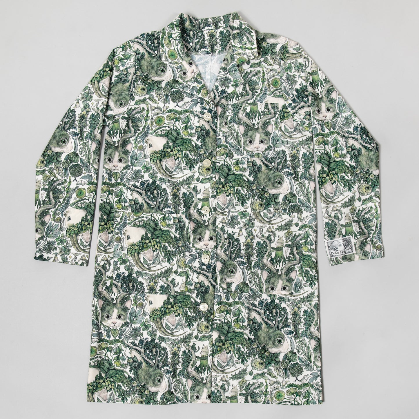 HORNS ロングシャツ ジャケット(WH)