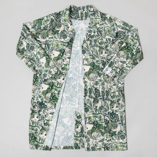 HORNS ロングシャツ ジャケット(WH)