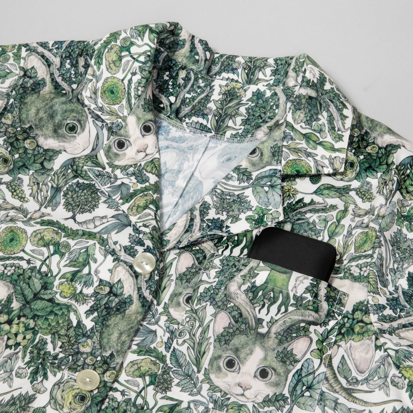 HORNS ロングシャツ ジャケット(WH)