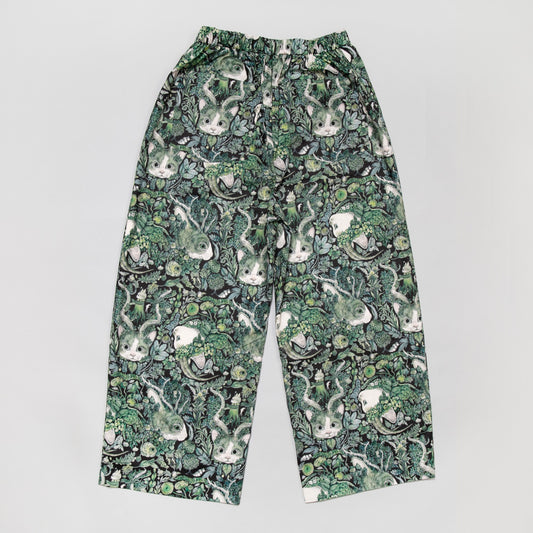 アロハパンツ HORNS (BK)