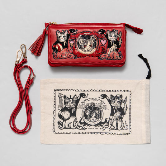 お財布バッグ GUSTAVE(RD)