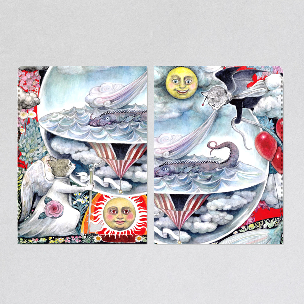 Boris candy clear file & TREE pouch set