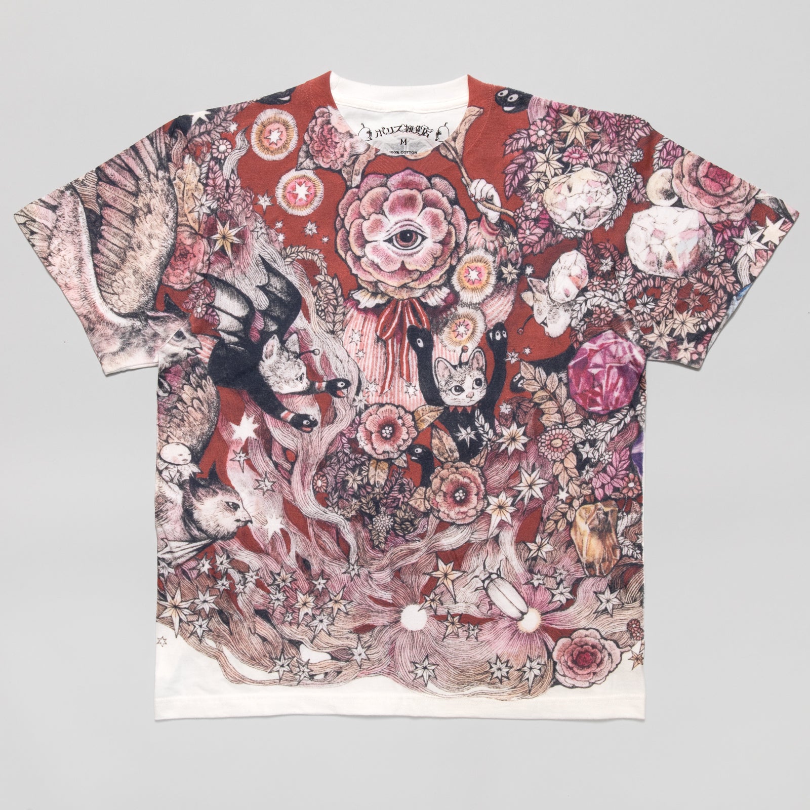 新品　ボリス雑貨店　ワイドTシャツ　眼花ちゃんの夢　フリーサイズ ワイドTシャツ 眼花ちゃんの夢 – ボリス雑貨店
