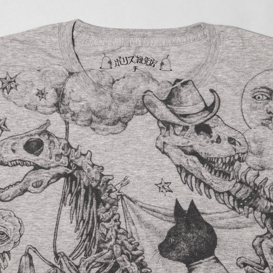 ワイドTシャツ 夜のおさんぽ