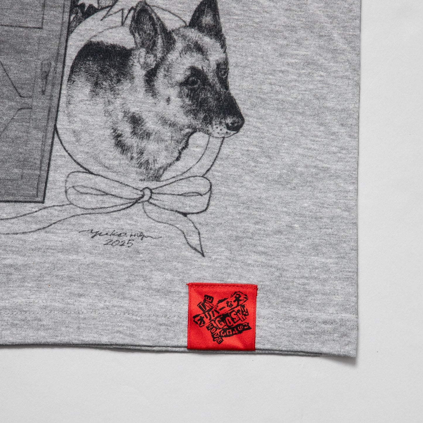 【受注】Tシャツ グレー ポスタービジュアル