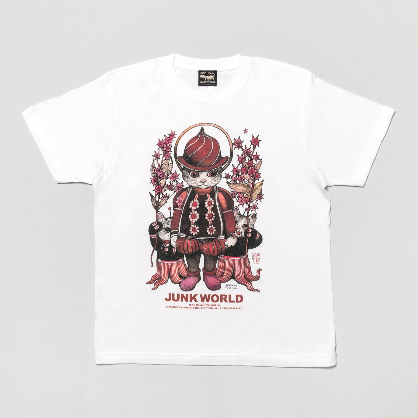 Tシャツ JUNK WORLD BORISくんとギュスターヴくん