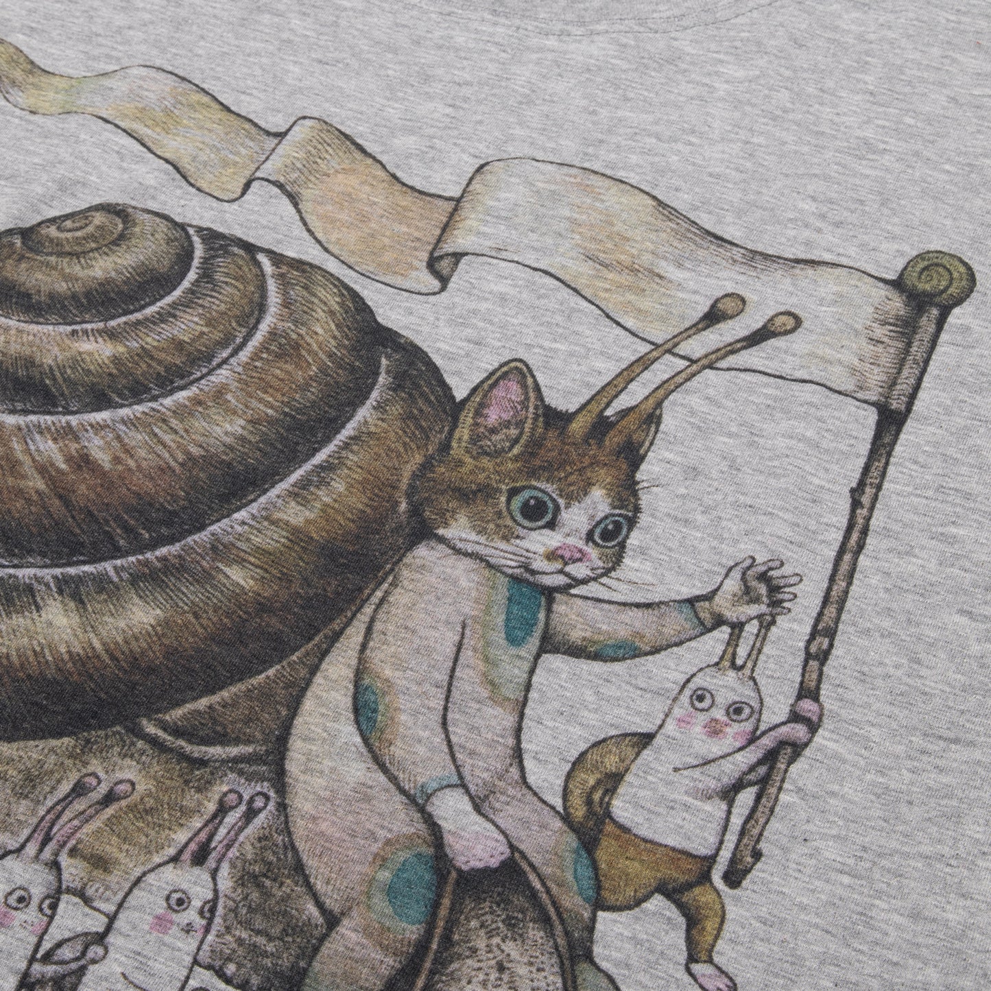 ワイドTシャツ March of the Snail Prince