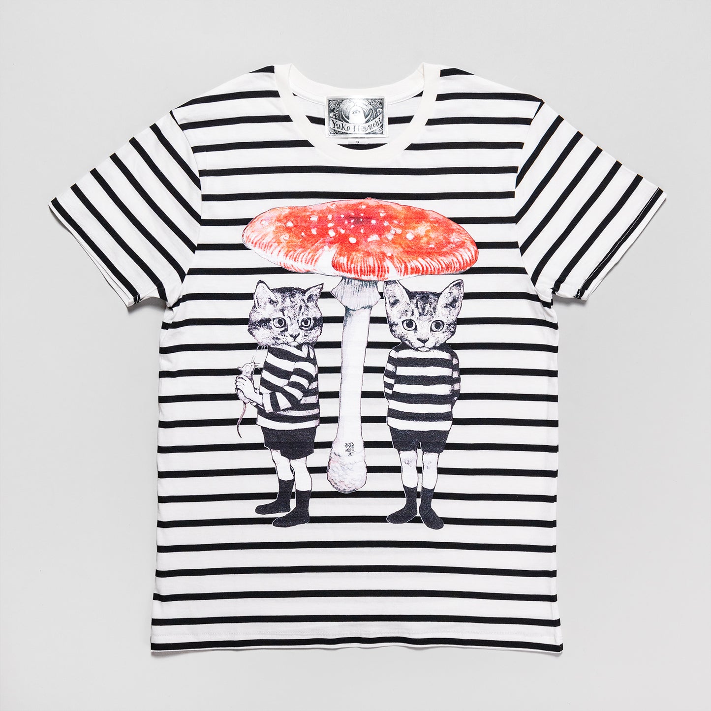 Tシャツ しましまねこ