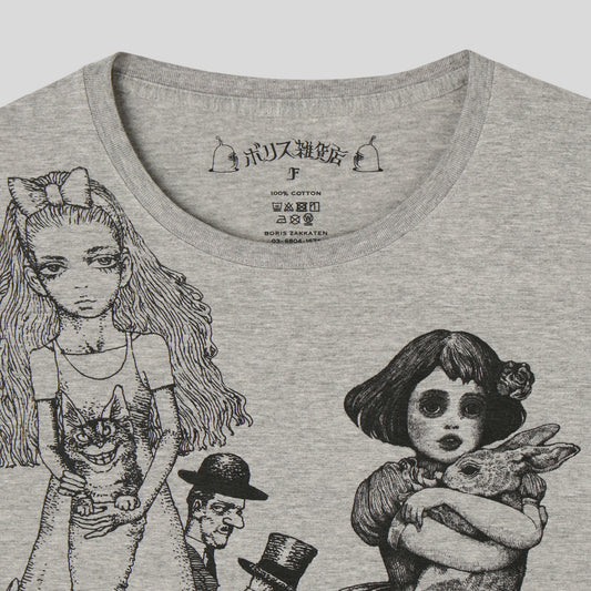 ワイドTシャツ 宇野亞喜良xヒグチユウコ アリス