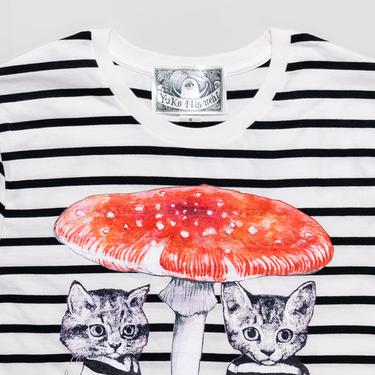 Tシャツ しましまねこ