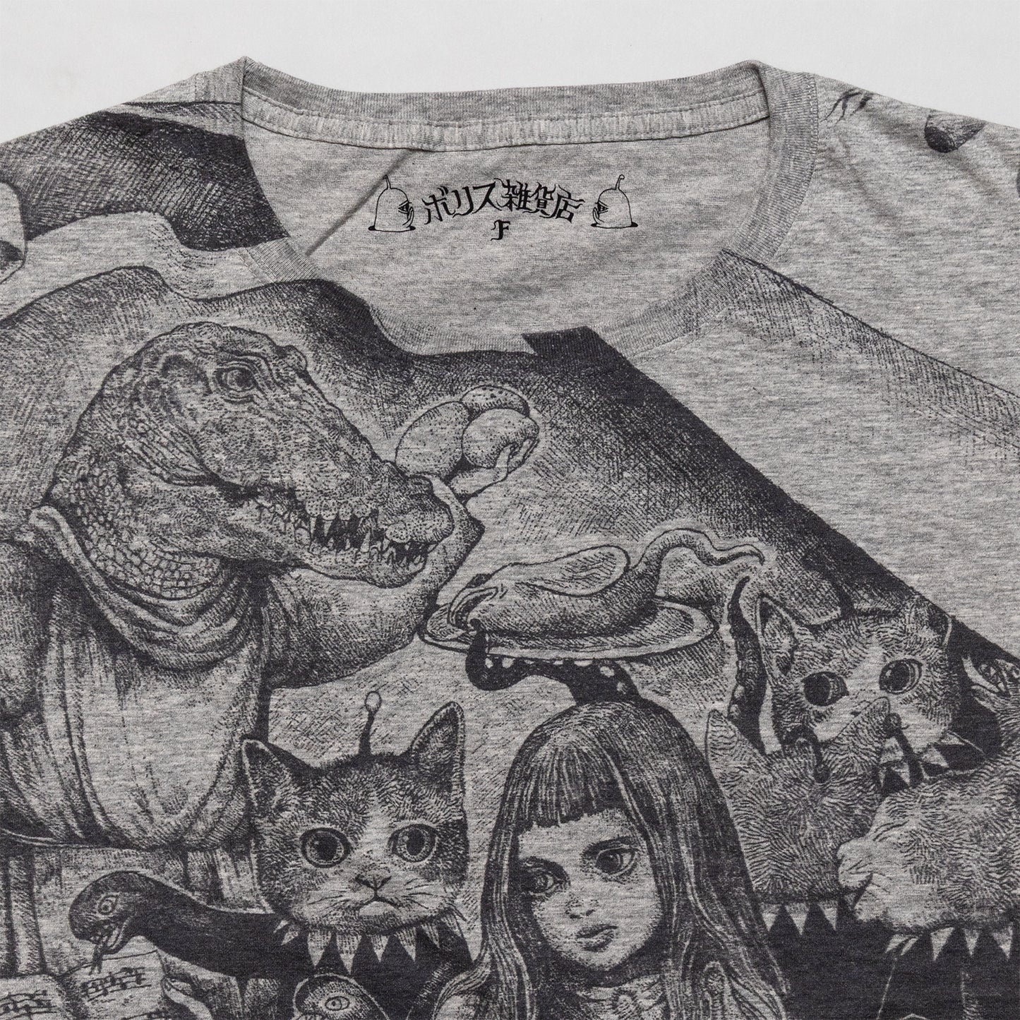 ワイドTシャツ はまぐりのうえの音楽家たち