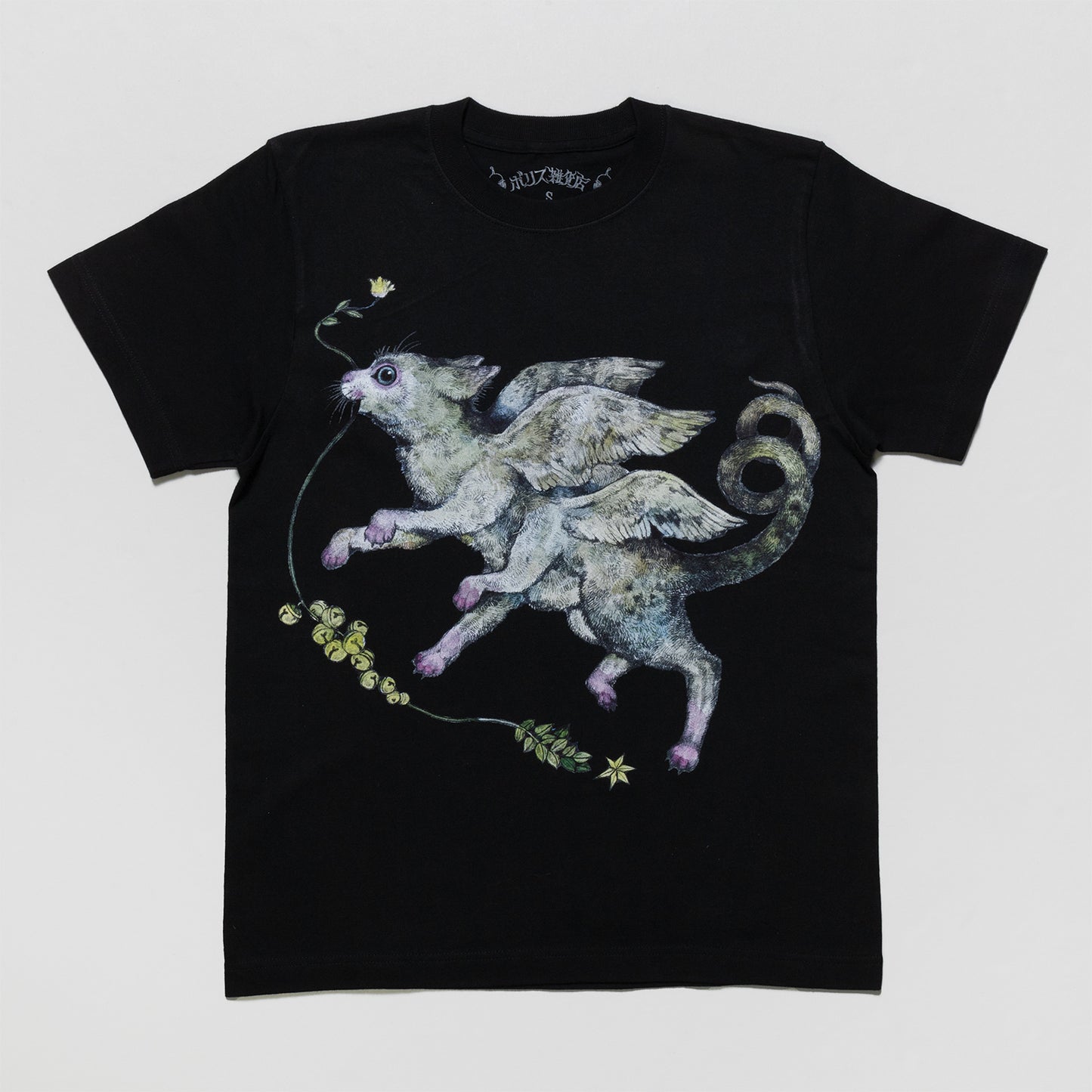 Tシャツ FLYING CAT(BK)
