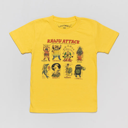 Tシャツ 怪獣アタック(YE/Kids)