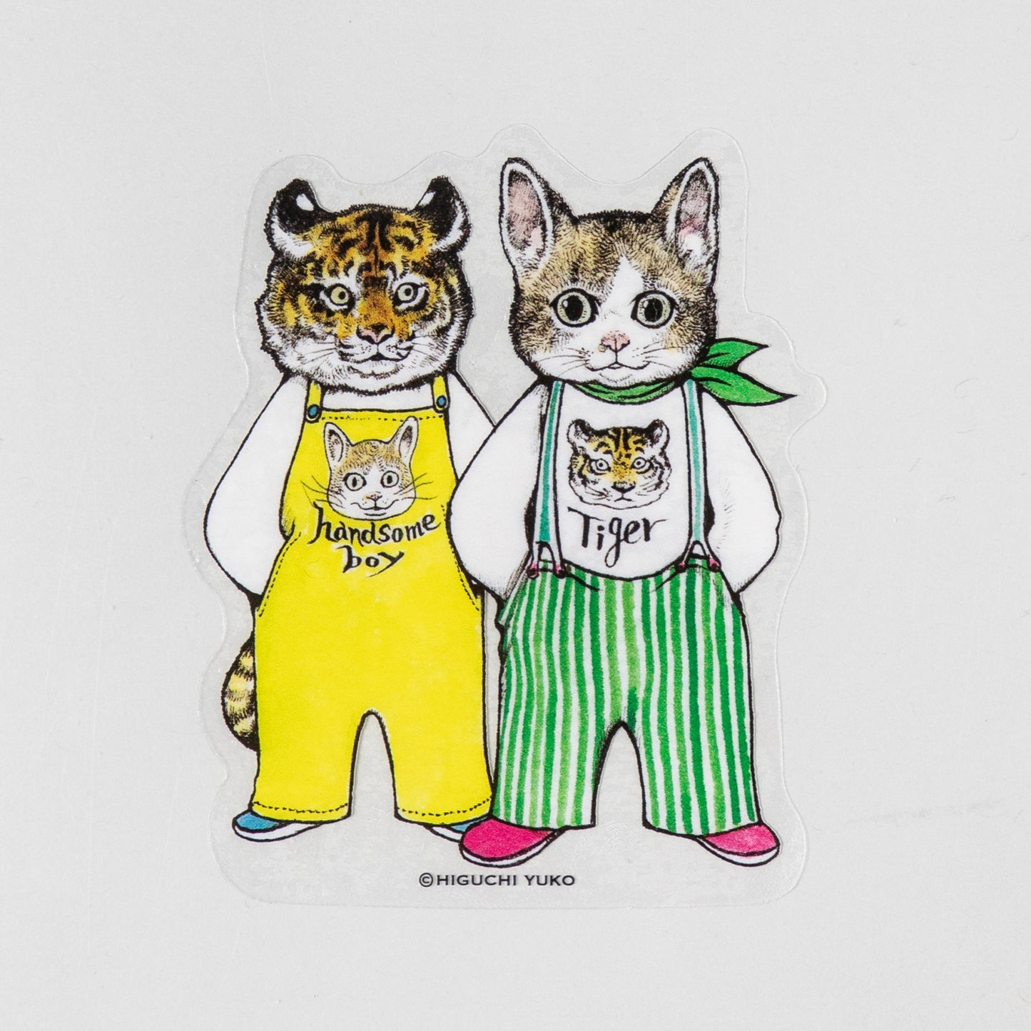 ステッカーTiger&Handsome boy