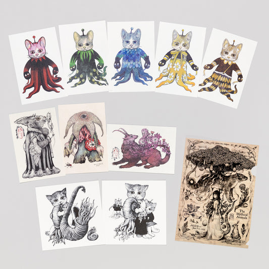 Postcard set Maboroshi no Doubutsu