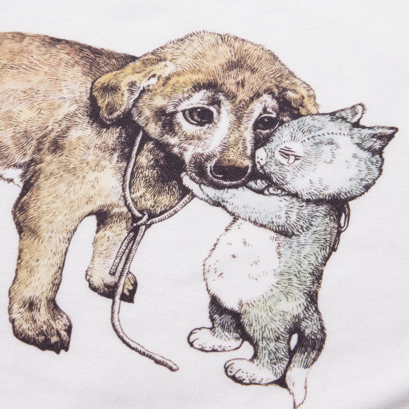 Tシャツ のらいぬとニャンコ