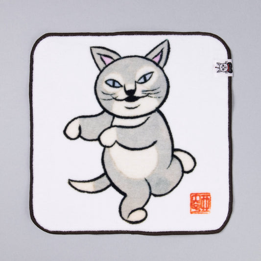 Ayako Ishiguro Towel Handkerchief Nyanko