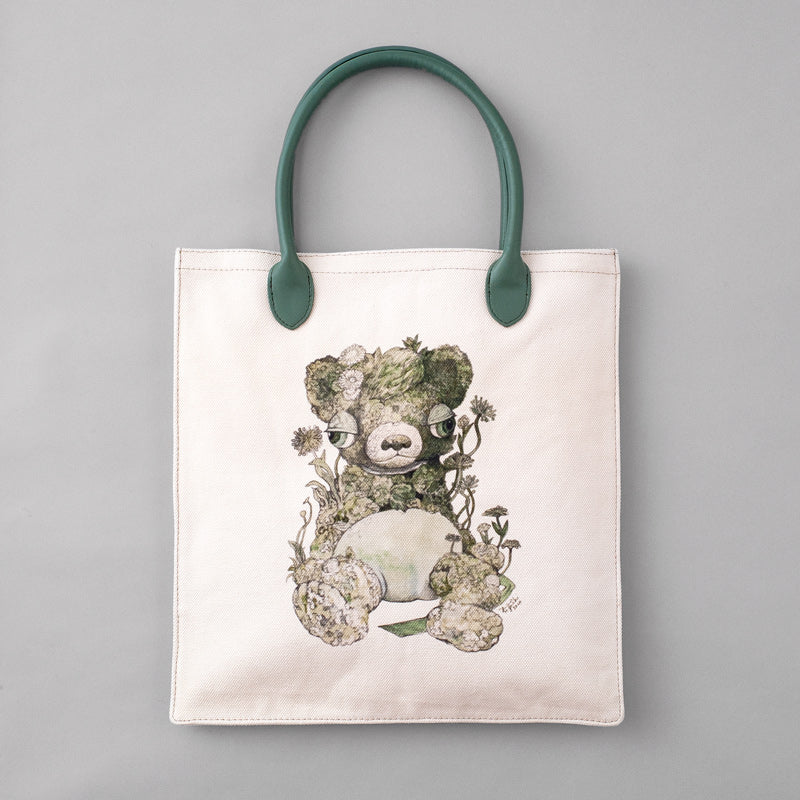 *受付終了*【受注生産】Bear トートバッグ グリーン